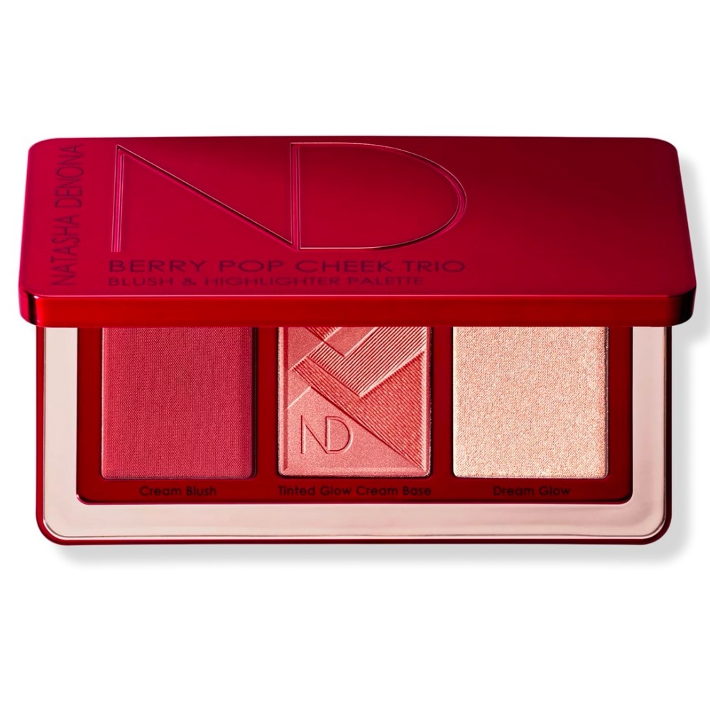 NATASHA DENONA
Berry Pop Cheek Trio